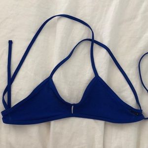 Jolyn blue bikini top